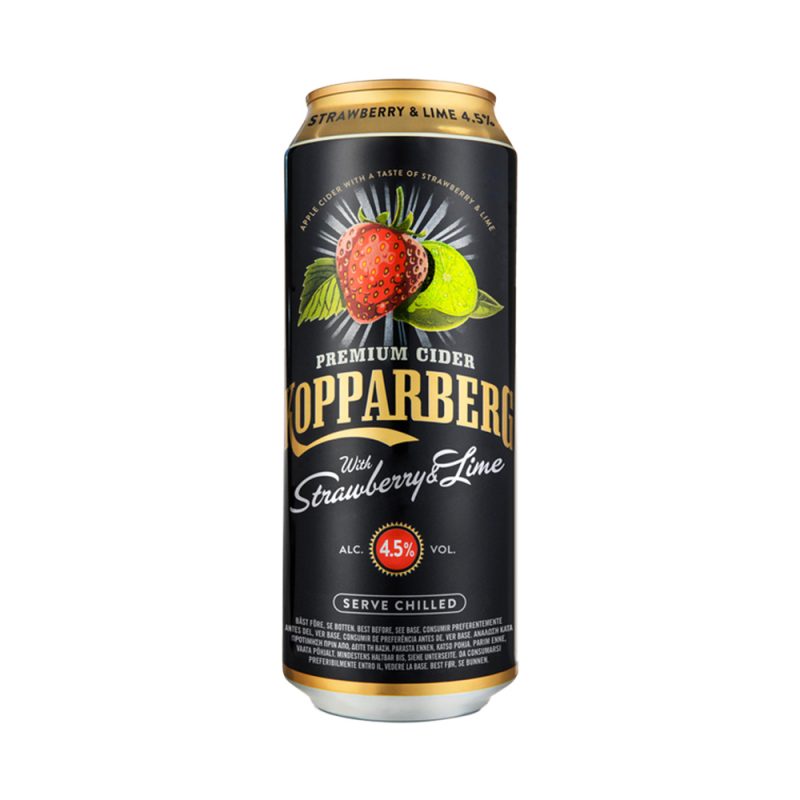 Kopparberg Strawberry & Lime Cider (can) 50cl