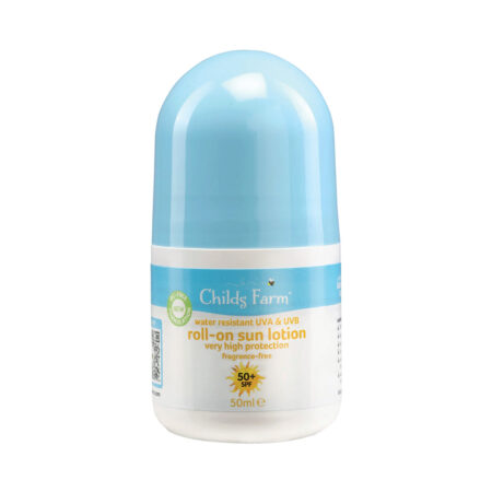 Childs Farm Baby & Kids 50+ SPF Roll-On Sun Lotion Fragrance-Free 50ml