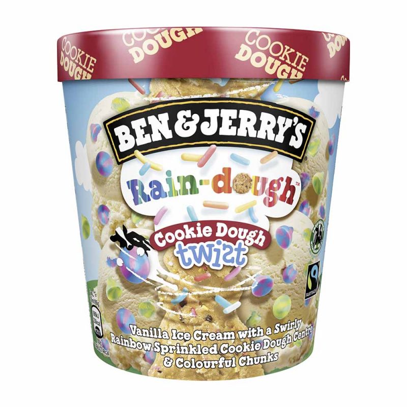 Ben & Jerry’s Rain-dough Cookie Dough Twist Ice-Cream