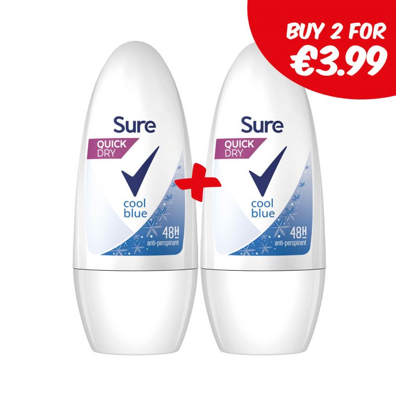 Sure FW Roll On Cool Blue 50ml Special Offer