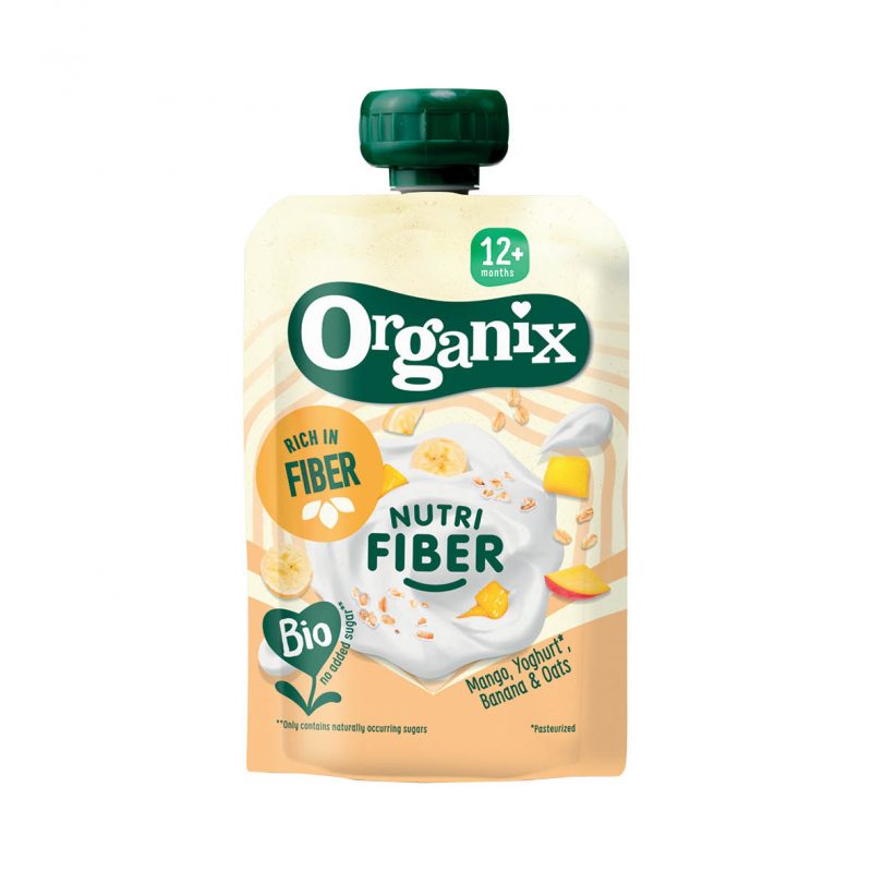 Organix Nutrifiber Mango, Yoghurt, Mango, Banana & Oats