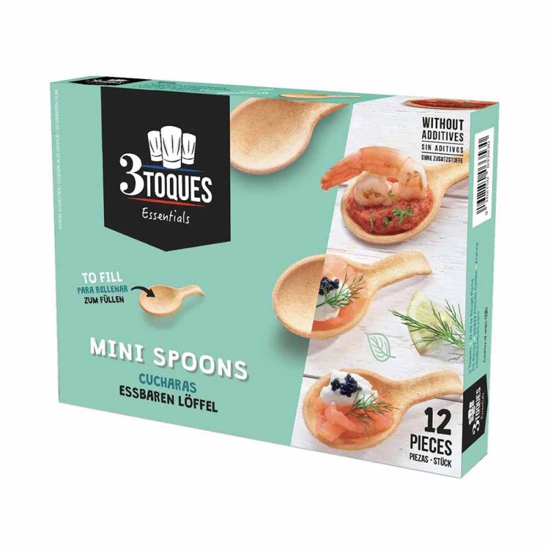 3 Toques Mini Pastry Spoons