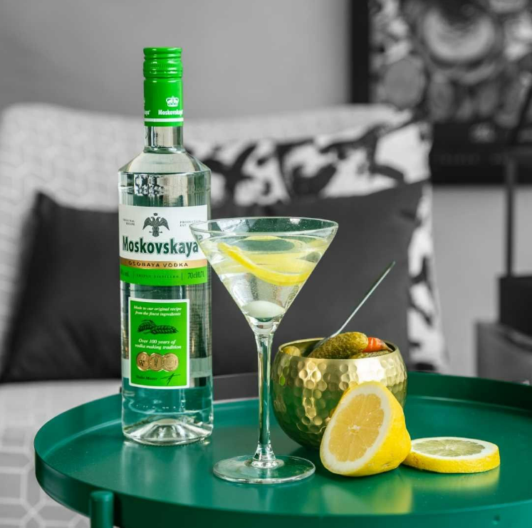 Moskovskaya vodka cocktail