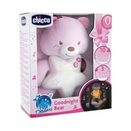 Chicco First Dreams Goodnight Bear Pink
