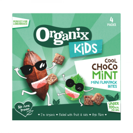 Organix Kids Cool Choco Mint Mini Flapjack Bites