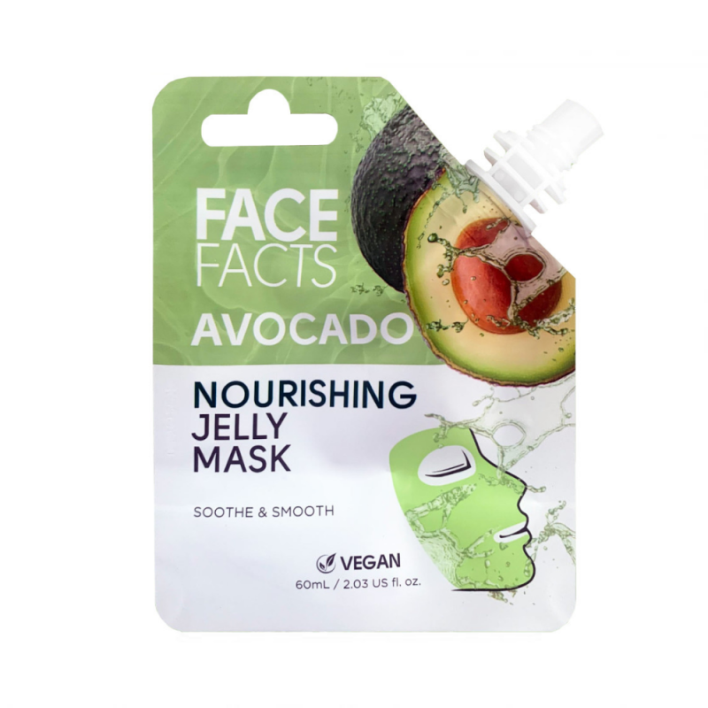 Face Facts jelly mask avocado