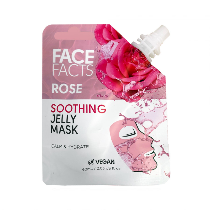 Face Facts jelly mask rose