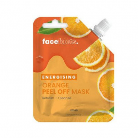 Face Facts peel off mask orange