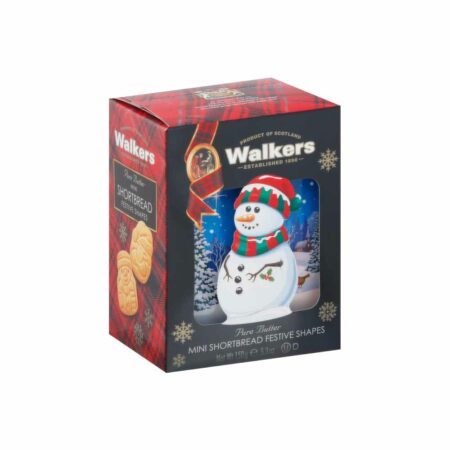 Walkers 3D Carton Mini Shortbread Festive Shapes - Snowman 150g