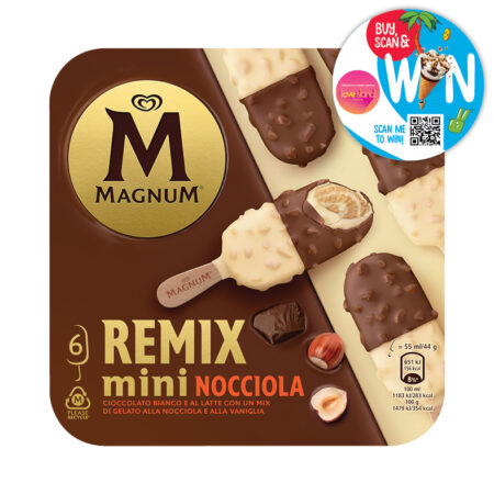 Magnum Remix Mini Nocciola Multipack 6 Pcs