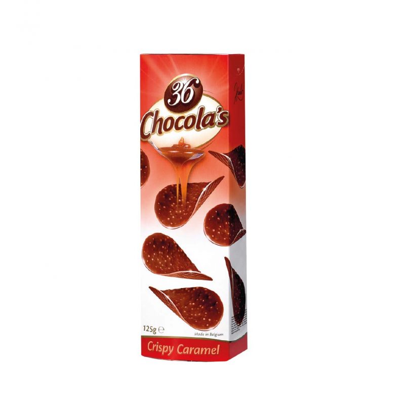 36 Chocola's Chocolate Caramel Thins