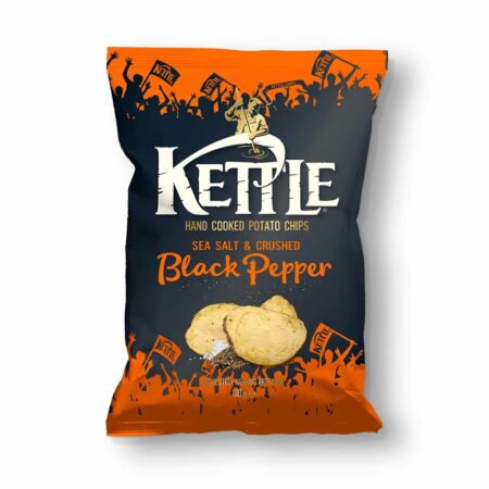 Kettle Chips Sea Salt & Crushed Black Pepper 130g