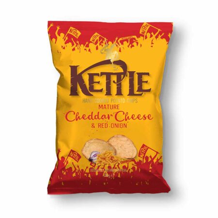 Kettle Chips Mature Cheddar Cheese & Red Onion 130g