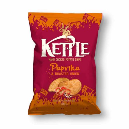 Kettle Chips Paprika & Roasted Onion 130g