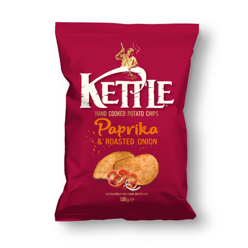 Kettle Paprika & Roasted Onion Chips 130g