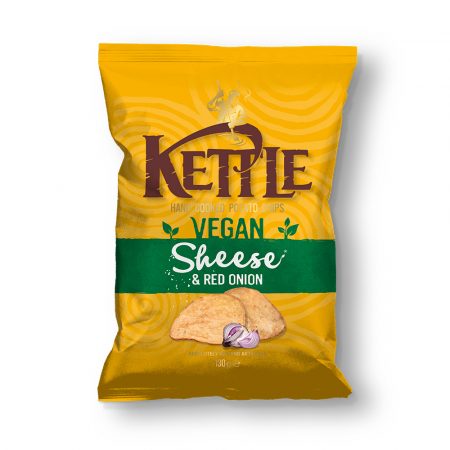 Kettle Vegan Sheese & Red Onion Chips 130g