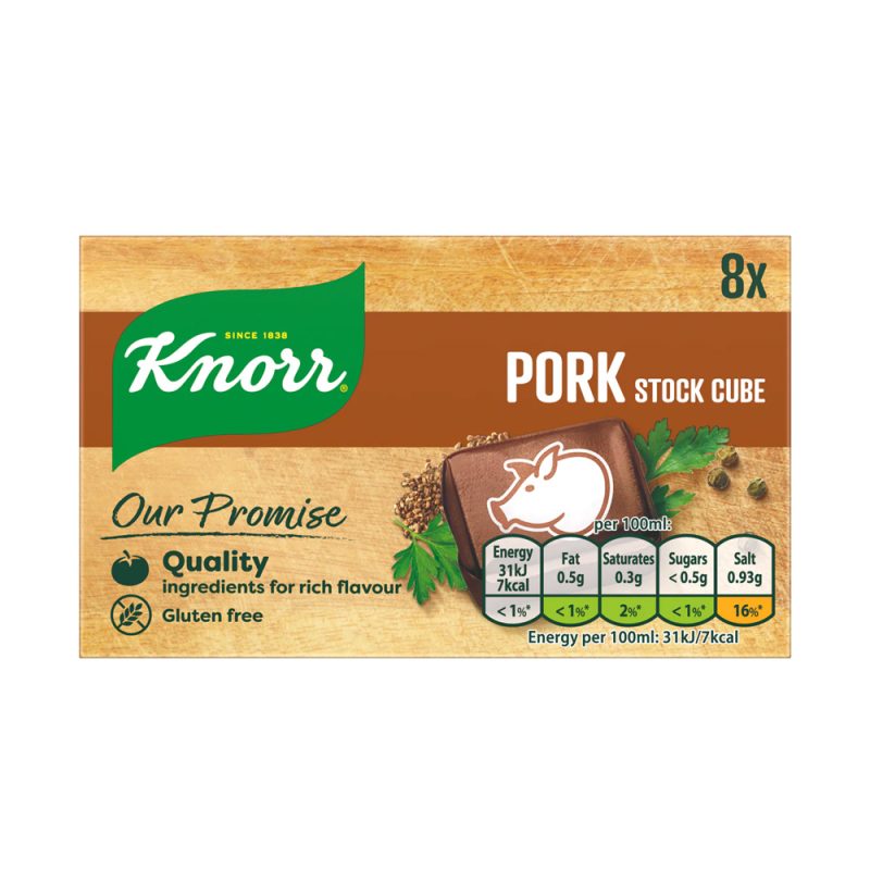 Knorr Pork Stock Cubes 80g