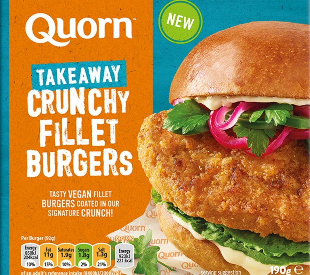 Quorn TakeAway6 Crunchy Fillet Burgers