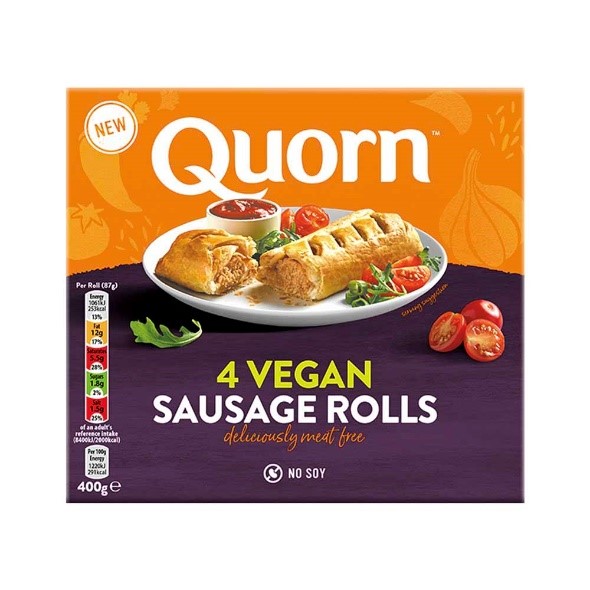 Quorn for thought? Why aren’t all Quorn products vegan? Quorn 4 Vegan Sausage Rolls 