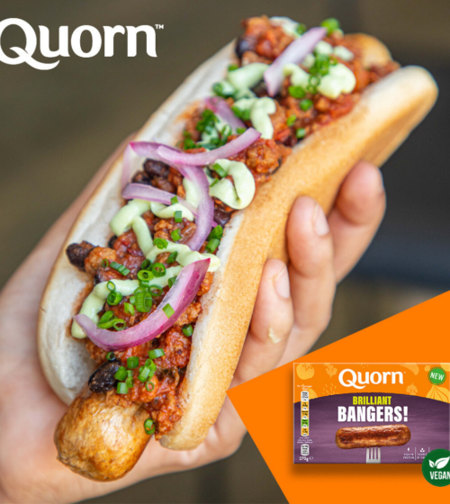 Quorn Brilliant Bangers Hot Dog