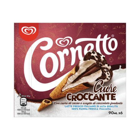 Algida Cornetto Cuore Croccante Ice Cream Multipack