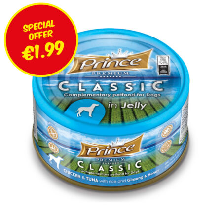 Prince Classic Premium Chicken & Tuna with Rice and Ginseng & Honey 170g