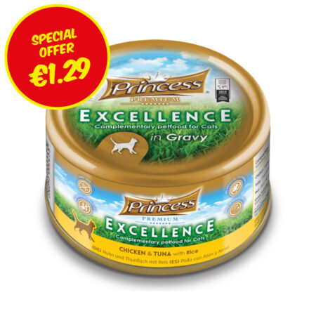 Princess Excellence Premium Chicken & Tuna with Rice 70g
