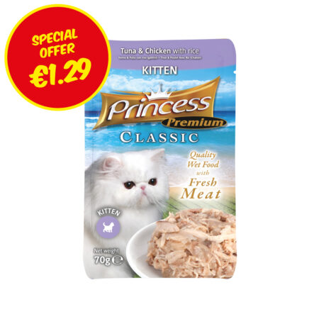 Princess Classic Premium Tuna & Chicken with Rice 70g