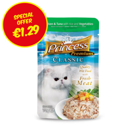 Princess Classic Premium Chicken & Tuna with Rice and Vegetables 70g
