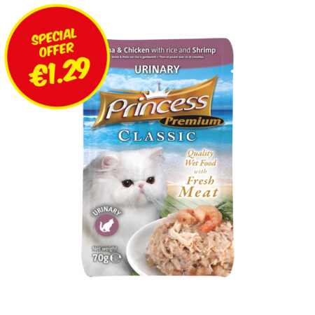 Princess Classic Premium Tuna & Chicken with Rice and Shrimp 70g