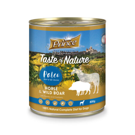 Prince Taste of Nature Horse & Wildboar Can 800g