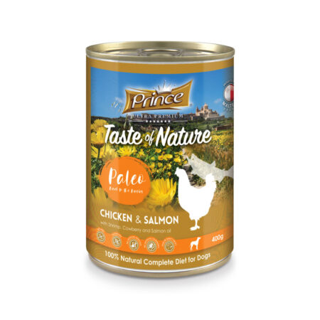 Prince Taste of Nature Chicken & Salmon Can 400g
