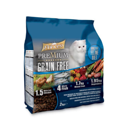 Princess Grain Free Adult Cat Food 2Kgs