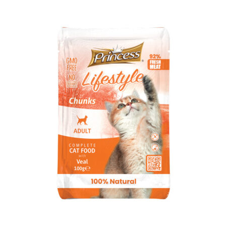 Princess Lifestyle Pouches Veal 100g