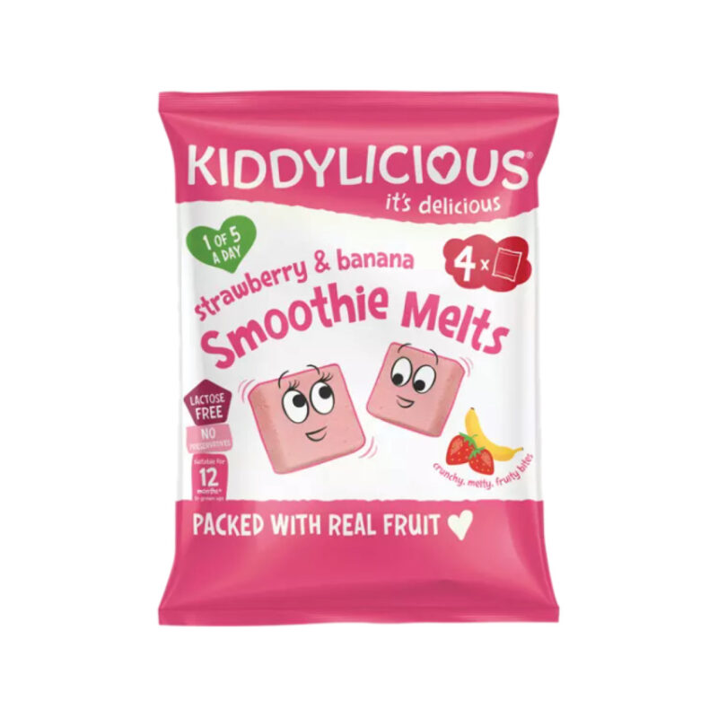 Kiddylicious Smoothie Melts Strawberry & Banana Multipack