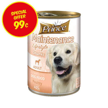 Prince Maintenance Lifestyle Poultry Chunks in Gravy 415g