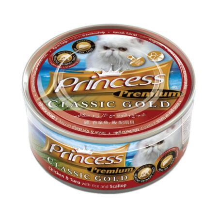 Princess Classic Gold Premium Chicken & Tuna with Rice & Scallop 170g