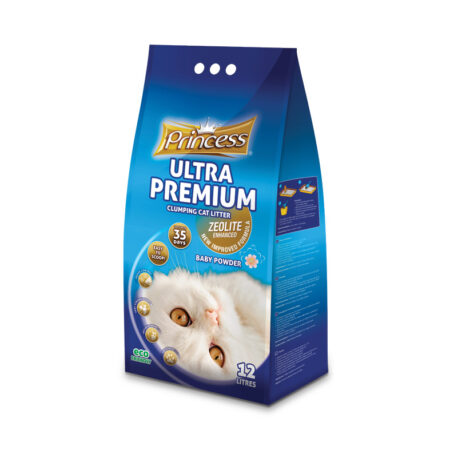 Princess Ultra Premium Litter Baby Powder Scent 6L