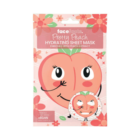 Face Facts Printed Sheet Masks - Pretty Peach 20ml