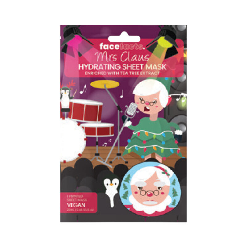 Face Facts Mrs Claus Hydrating Sheet Mask