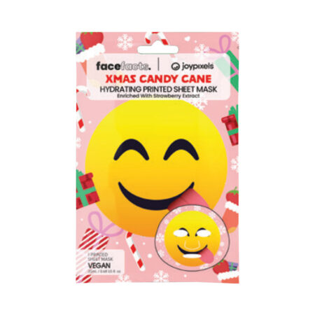 Face Facts Xmas Candy Cane Hydrating Sheet Mask