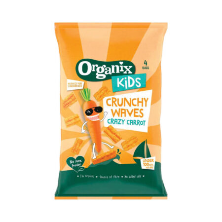 Organix Crunchy Waves Crazy Carrots