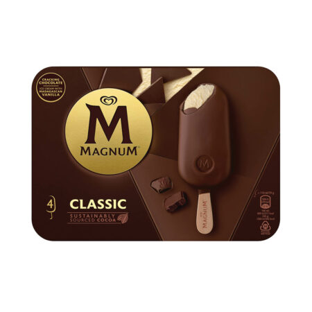 Algida Magnum Classic Multipack Ice Cream 4 Pcs