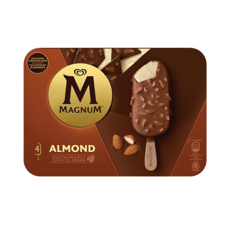 Algida Magnum Almond Multipack Ice Cream 4 Pcs