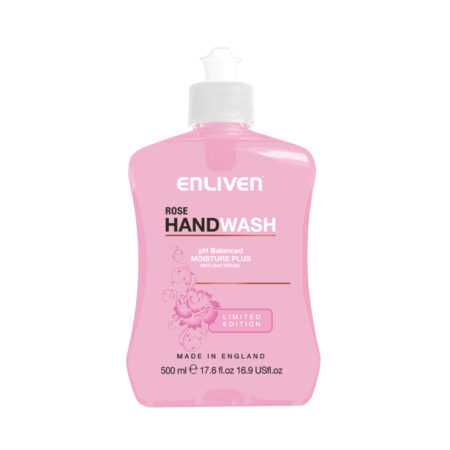 Enliven Antibacterial Hand Wash Without Pump Rose 500ml