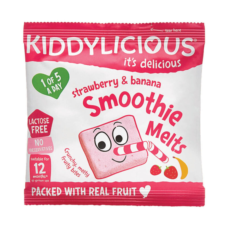 Kiddylicious Smoothie Melts Strawberry & Banana 6g