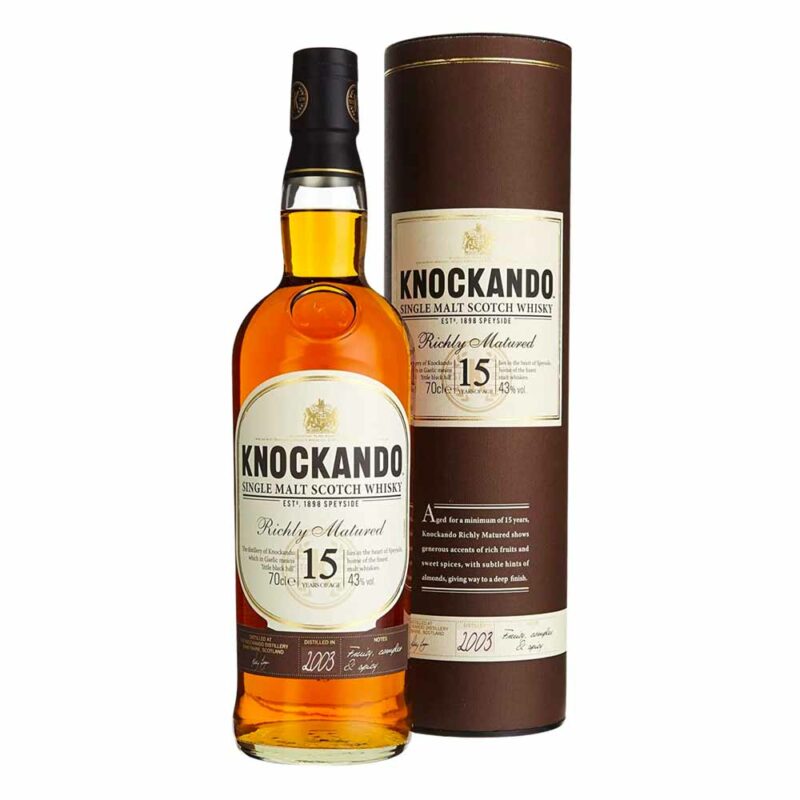 Knockando 15 Year Old Single Malt Scotch Whisky 70cl
