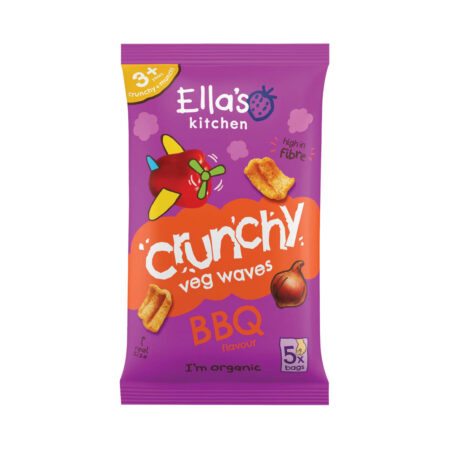 Ella's Kitchen Kids Crunchy Veg Waves BBQ 5x10g