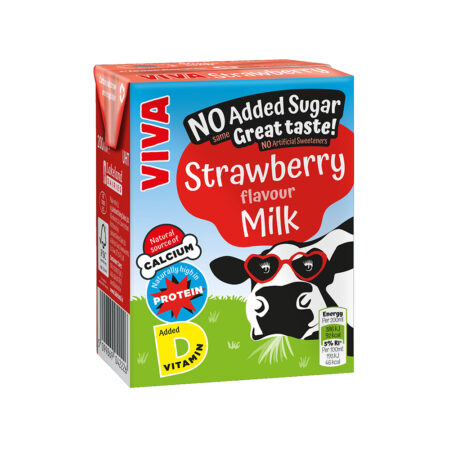 Viva Strawberry Flavoured Milk 200ml