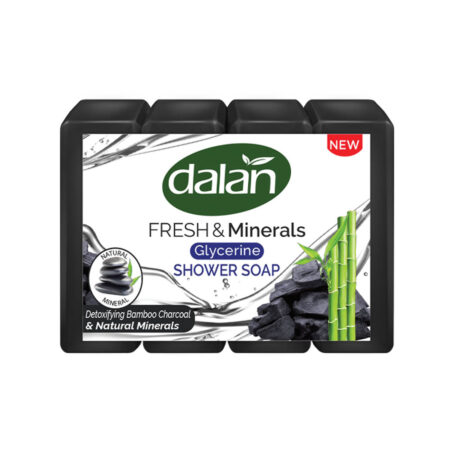 Dalan Glycerine Shower Soap Detoxifying Bamboo Charcoal & Natural Minerals 150g